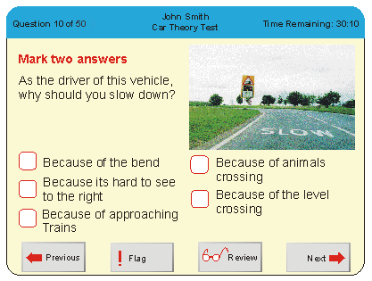 Multiple Choice Theory Test