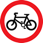 No cycling sign