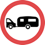 No towed caravans