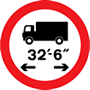 No vehicles over length shown