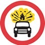 no vehicles carrying explosive